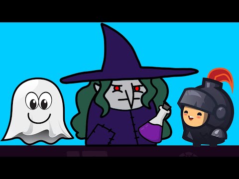 Приключения ХРАБРОГО РЫЦАРЯ в БАШНЕ ВЕДЬМЫ. 1-9 уровни. Мультик ИГРА Tricky Castle