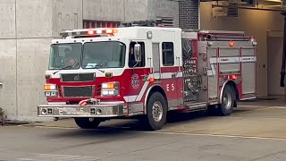 Vancouver Fire Rescue Services - Engine 5 Responding (x2)