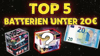 TOP 5 BATTERIEN UNTER 20€!