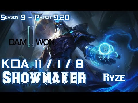 DWG Showmaker RYZE vs CASSIOPEIA Mid - Patch 9.20 EUW Ranked