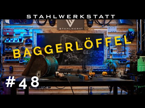 DIY - STAHLWERK - Reparaturschweißung - Baggerlöffel S355J Landmaschine - MAG - MMA - Plasma