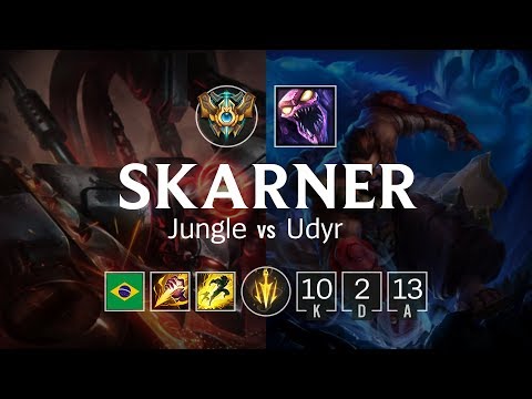 Skarner Jungle vs Udyr - BR Challenger Patch 8.8