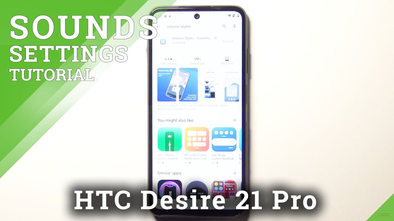 How to Install Volume Panel on HTC Desire 21 Pro – Apply New Volume Panel