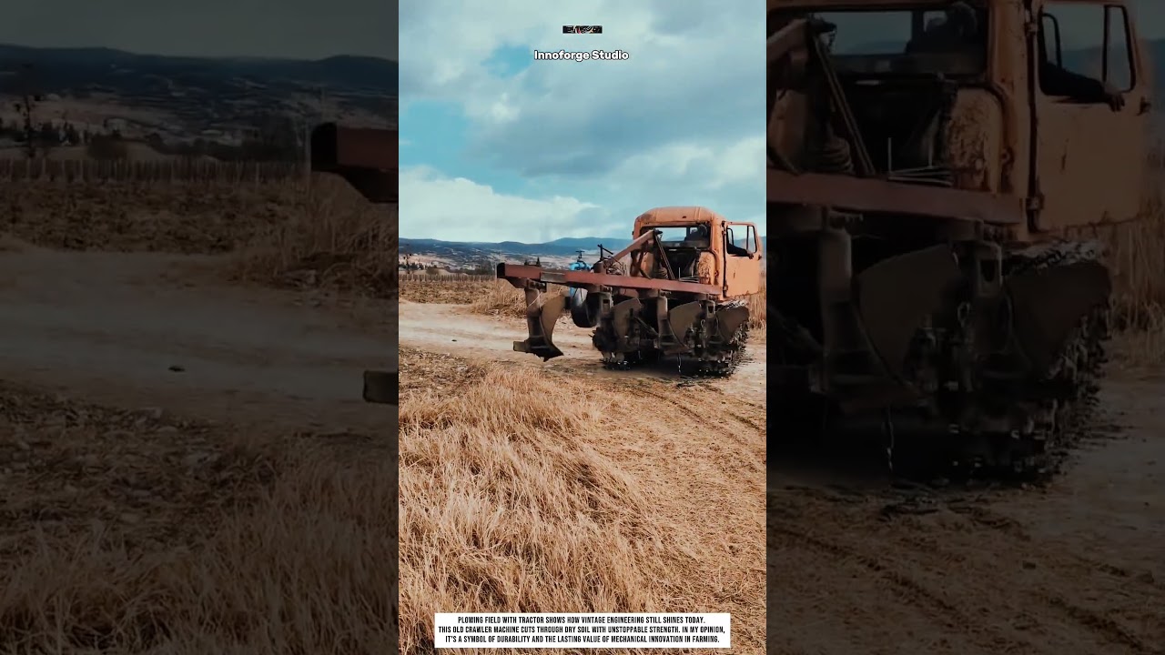 Tractor Plowing Tool Innovation for Vintage and Powerful Farming