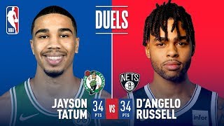 Jayson Tatum - Boston Celtics - D'Angelo Russell - Brooklyn Nets