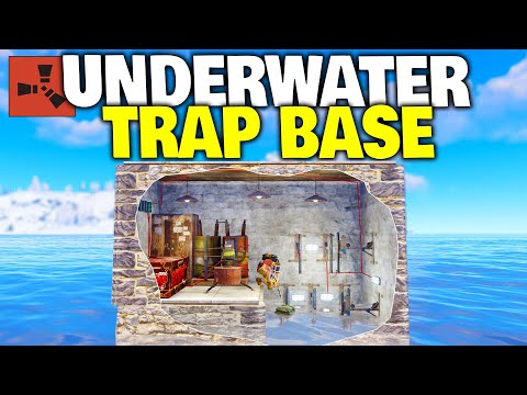 I Lived in an Underwater Trap Base for an Entire Week - Rust