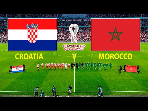 Croatia vs Morocco | FIFA World Cup Qatar 2022 Full Match All Goals  | 3rd Place | PES 2021 Gameplay