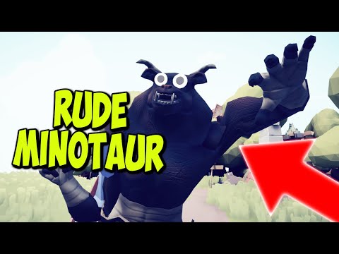 Rude Minotaur vs Every Faction - Totally Accurate Battle Simulator TABS