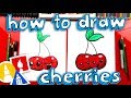 How To Draw Funny Cherries Replay Live Draw Along