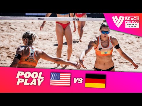 Nuss/Kloth vs. Ludwig/Lippmann - Pool Play Highlights | Brasilia 2024 #BeachProTour