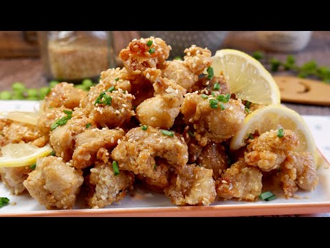 EXTRA CRISPY Air Fried Honey Lemon Chicken Recipe 气炸香脆柠檬鸡 Air Fryer Chinese Crunchy Popcorn Chicken