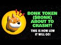 BONK TOKEN ($BONK) ABOUT TO CRASH?! THIS IS HOW LOW IT WILL GO!