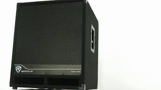 Video thumbnail for Rockville RBG18S 18" 2000 Watt Active Powered PA Subwoofer w/DSP+Limiter Pro/DJ by Rockville Audio