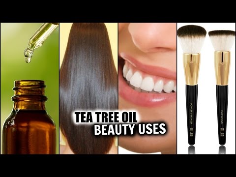 TEA TREE OIL BEAUTY USES! │TREAT ACNE, HAIR GROWTH, BAD BREATH, CLEAN MAKEUP BRUSHES Video