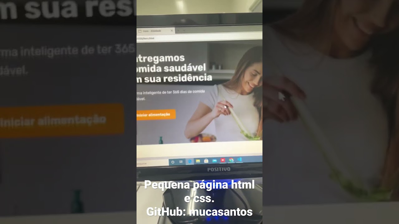 Página simples com html e css. GitHub: mucasantos