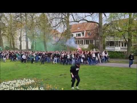 Preußen Münster Fanmarsch gegen Düsseldorf I 22.04.2023