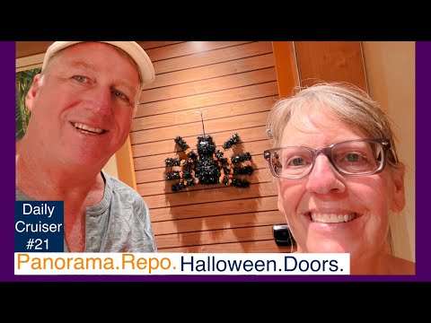 Thumbnail for Vlog 21 Halloween Door Decor on Carnival Panorama Repositioning Cruise from Singapore to California