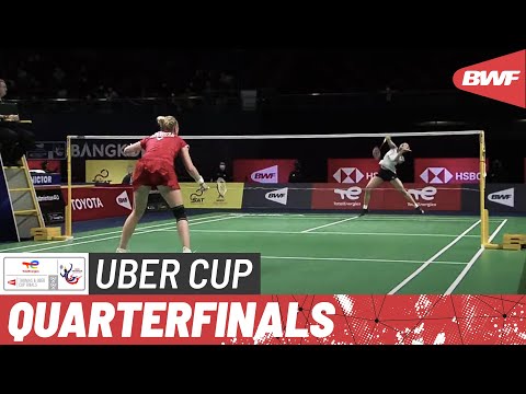 BWF Uber Cup Finals 2022 | Korea vs. Denmark | Quarterfinals