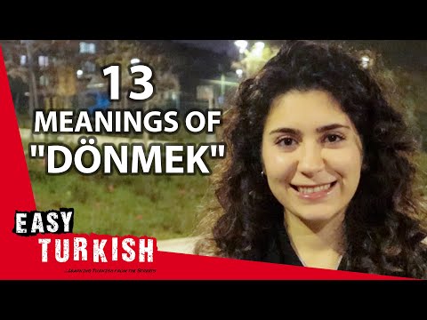 The Most Used Verbs in Turkish -  2 : Dönmek | Super Easy Turkish 54