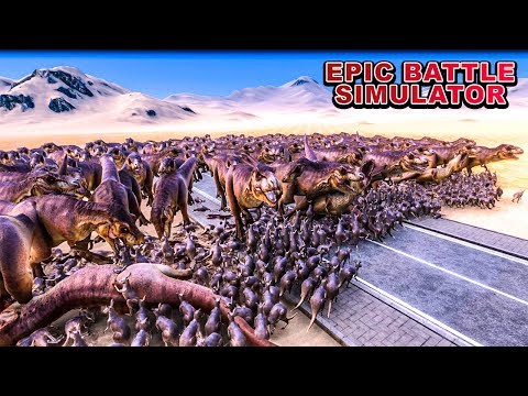 T-REX VS KENGURI - Ultimate Epic Battle Simulator