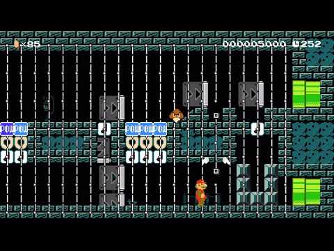 Prison Breakout with Goomba - Super Mario Maker 2 - Course World Gameplay