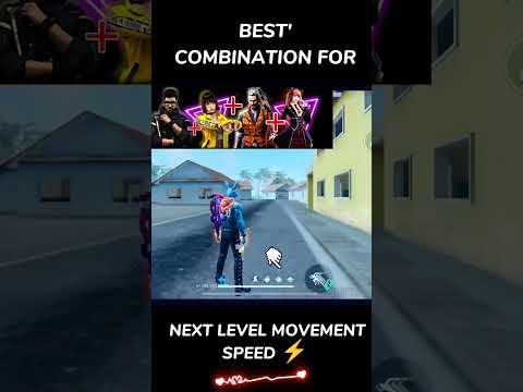 movement speed ⚡ headshot character combination in free fire #shortsfeed #tgrnrz #tondegamer #short