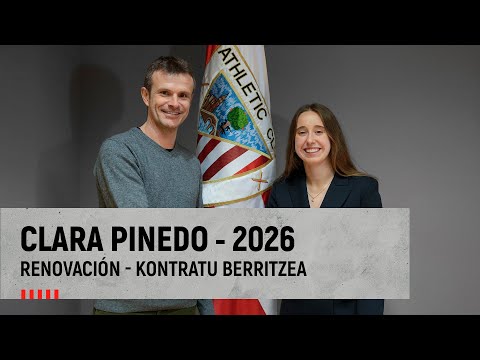 Clara Pinedo - Renovación - Kontratu berritzea - 2026