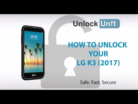 HOW TO UNLOCK LG K3 (2017)