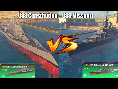 Modern Warships USS Constitution II vs USS Missouri - Which is the Better Warship?