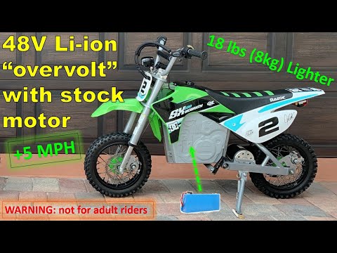 48V Razor with stock motor & controller - go faster cheap - MX650 MX500 SX500 RSF650