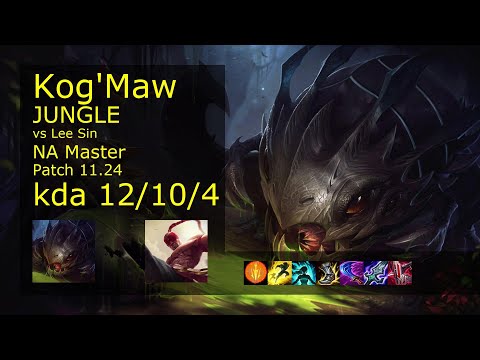 Rank 3 NA Kog'Maw: Jungle vs Lee Sin