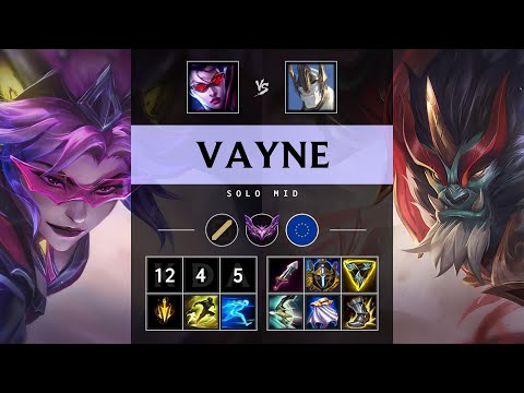 Vayne Mid vs Galio - EUW Master Patch 25.19