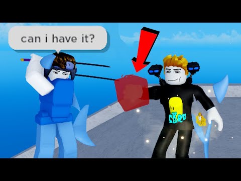 He thought this was the NEW Mythical Fruit.. (Blox Fruits)