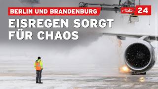 Eisregen-Chaos: BER stoppt Flüge, Krankenhäuser am Limit | rbb24 Spezial