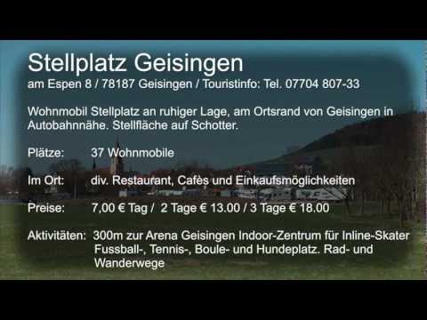 Wohnmobilstellplatz Geisingen / Stellplatz Einweihung 2011