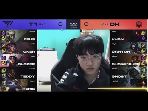 T1 ( CLOSER ) vs DK ( SHOWMAKER ) I LCK SPRİNG GAME 1 HİGHLİGHTS  W6 D3 2021