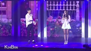 170805 Yesung 예성 & Seulgi 슬기 (Red Velvet 레드벨벳)  - Talk + Darling U - SMTOWN Special Stage in HK