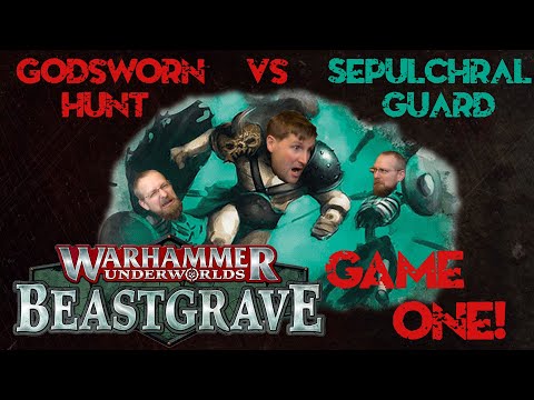Underworlds Beastgrave Battle Report - The Godsworn Hunt vs The Sepulchral Guard!