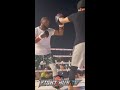 FLOYD MAYWEATHER THROWING KO HOOKS FOR DEJI ON PADS DURING HIS OPEN WORKOUT