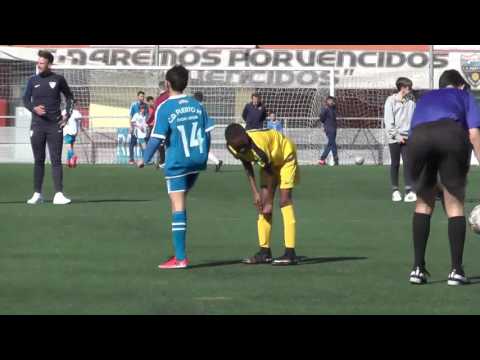 P Malagueño vs Malaga cf  benjamin preferente  (partido completo)