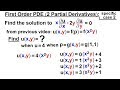 Math: Partial Differential Eqn. - Ch.1: Introduction (23 of 42) 1st Order PDE (2 Partial Deriv.) 2