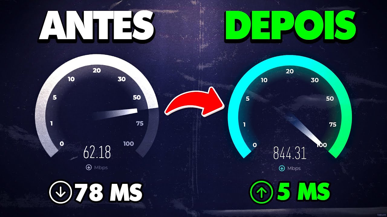 MELHORE A VELOCIDADE DA SUA INTERNET! (PING BAIXO E DOWNLOAD RÁPIDO)