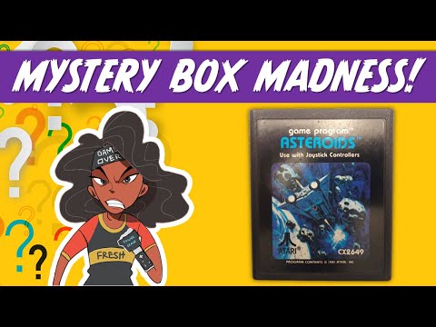 MYSTERY BOX MADNESS! - Asteroids (Atari 2600)