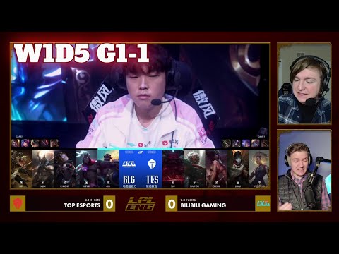BLG vs TES - Game 1 | Week 1 Day 5 LPL Winter 2026 Split 1 | Bilibili Gaming vs Top Esports G1 full