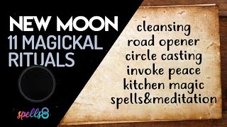 🌑 New Moon Spells &amp; Rituals for Beginners: What to do on a NEW MOON?