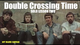 Bluesbreakers Lesson Two DOUBLE CROSSING TIME Guitar Solo Eric Clapton