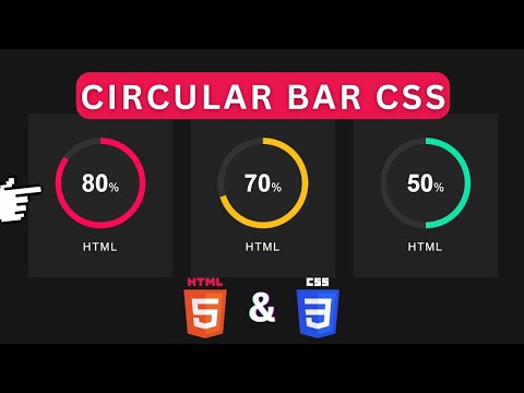 Circular Progress Bar Using Css Conic Gradient Codingwork Coding Css Animation