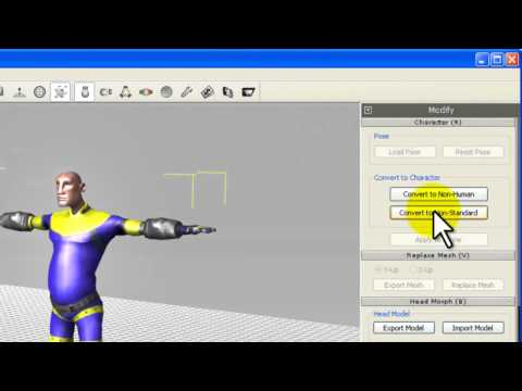 3DXchange5 Tutorial - Importing Maya Characters to iClone