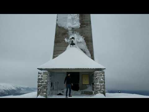 salita al Monte Cuarnan da Montenars - invernale -