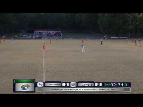 MSOC - University of North Georgia vs. Clayton State - October 23, 2019 (No Audio)